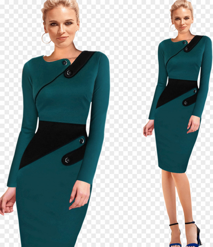 Slim Woman Dress Clothing Sizes Sleeve Formal Wear PNG