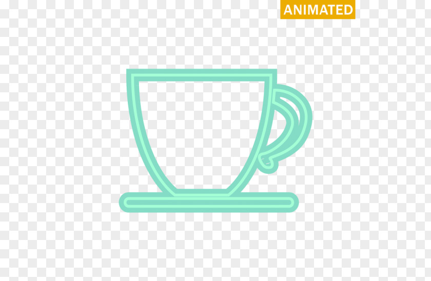 Cup Of Green Tea Brand Logo Line PNG