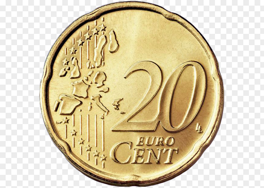 Portugal Clipart 20 Cent Euro Coin 1 Coins PNG