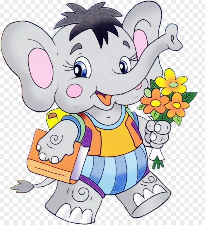 Fictional Character Animated Cartoon Indian Elephant PNG