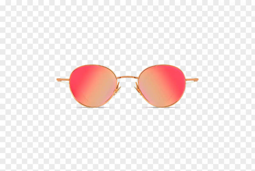 Peach Goggles Sunglasses PNG