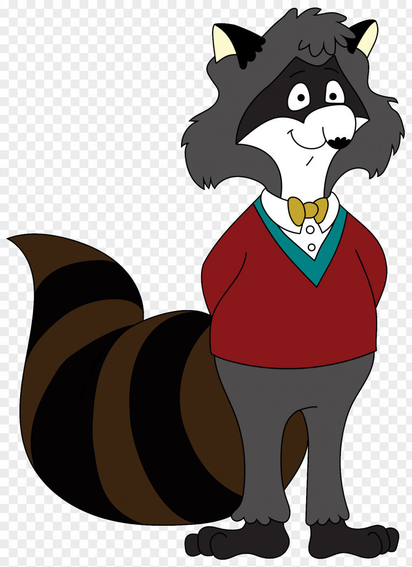 Raccoon Cat Art PNG