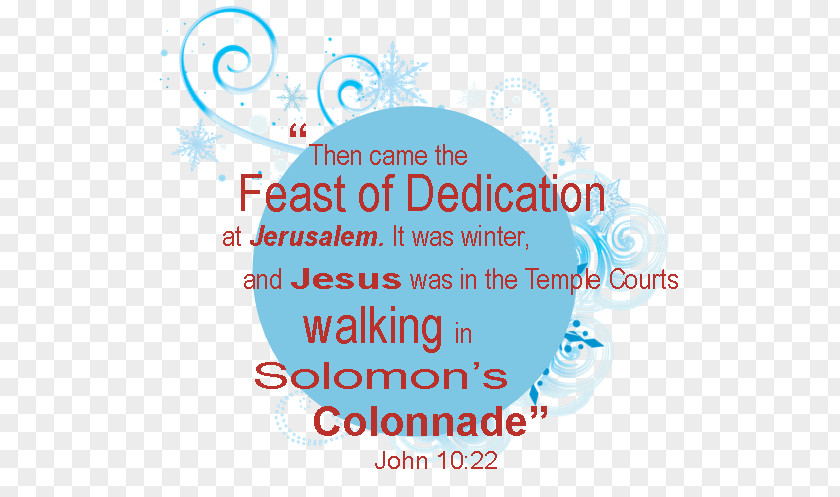 Sacrifice Feast Day 4 New Testament Gospel Of John Solomon's Porch Hanukkah Dedication PNG
