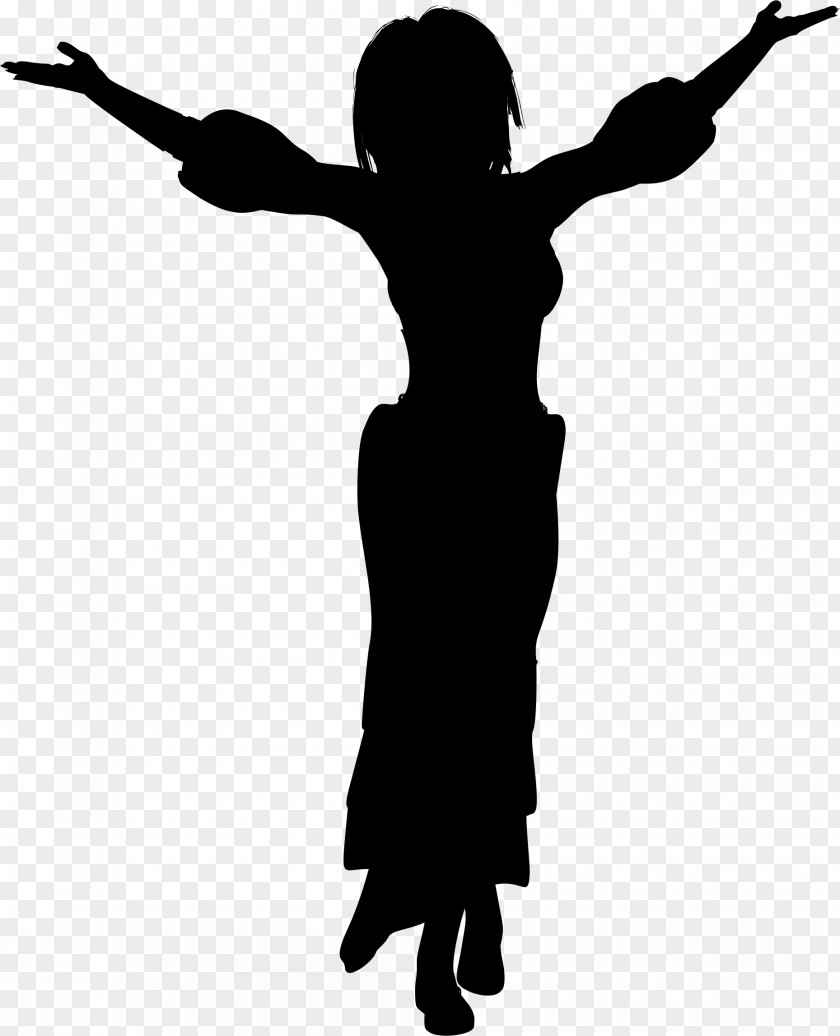 Silhouette Woman Clip Art PNG