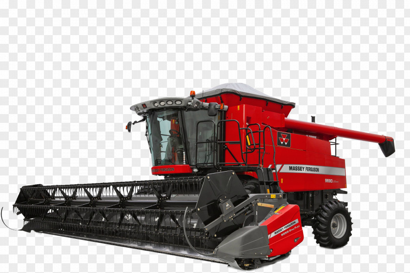 Tractor Machine Massey Ferguson Combine Harvester Agriculture PNG