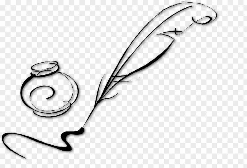 Banquet Quill Drawing Inkwell Pen Clip Art PNG