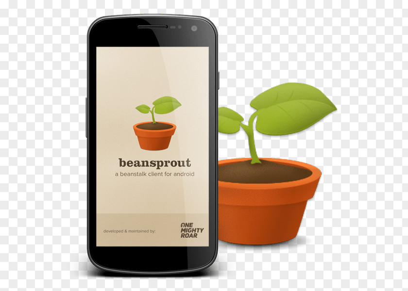 Bean Sprout Flowerpot One Mighty Roar PNG