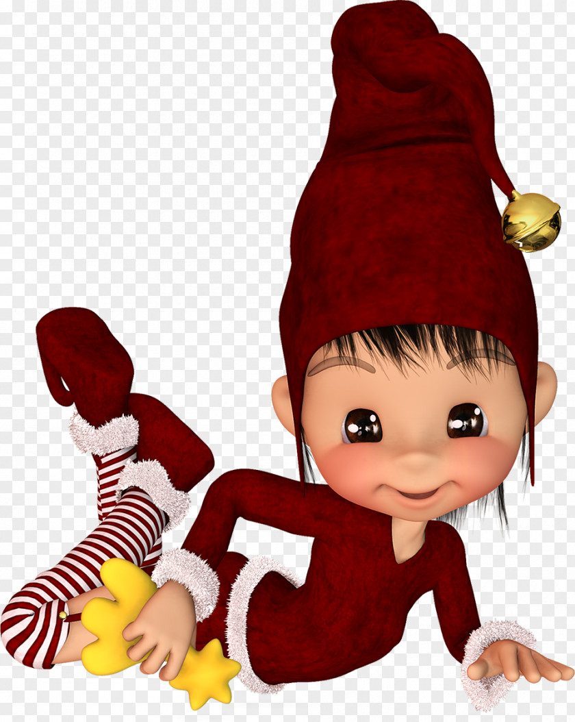 Elf Christmas Dolls Clip Art PNG