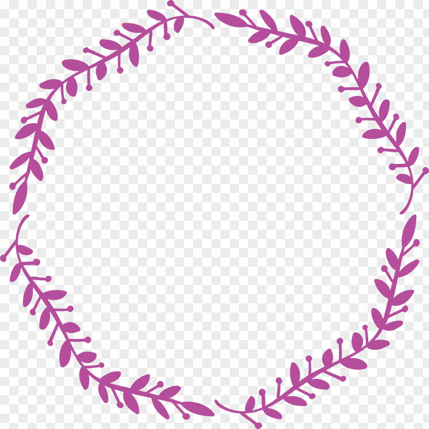 Floral Frame Flower Monogram PNG