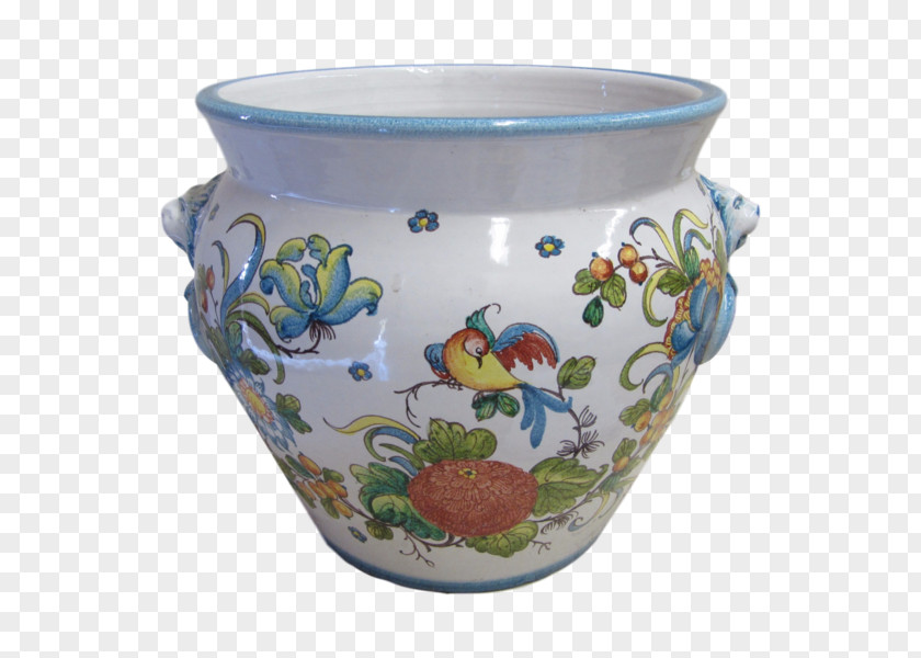 Hand Painted Vase Porcelain Ceramic Flowerpot Tableware PNG