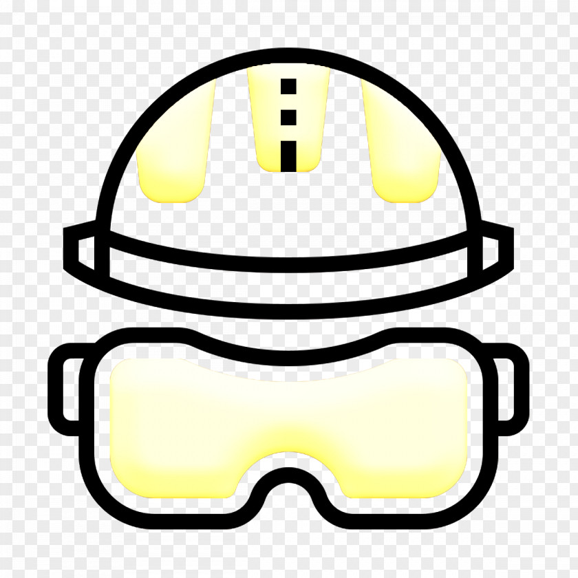 Rescue Icon Protection Helmet PNG