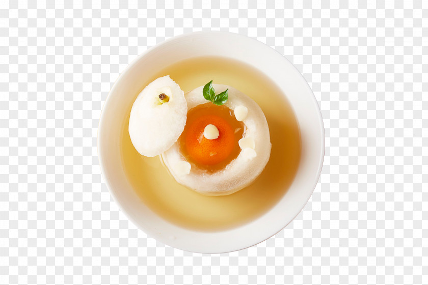 Sydney Pear Soup With Rock Sugar Candy Vegetarian Cuisine Dessert PNG