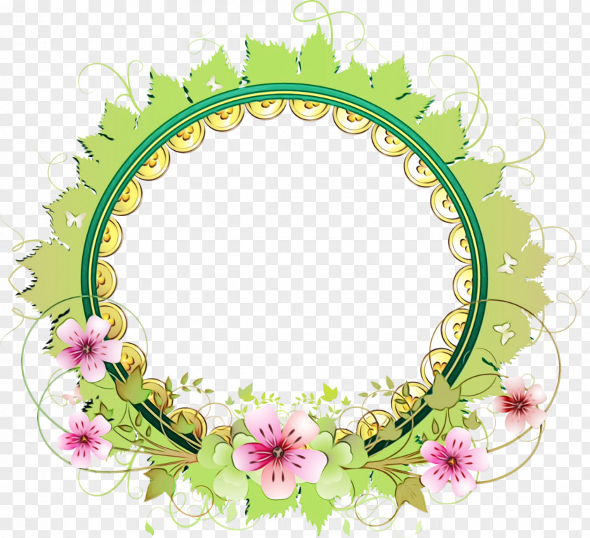 Flower Plant Oval PNG
