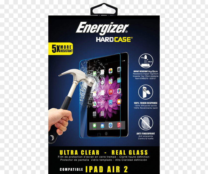 Glass Battery Charger Energizer Screen Protectors Toughened PNG