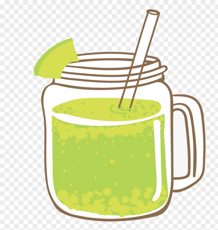 Green Drink Juice Smoothie Cocktail Lemonade Clip Art PNG