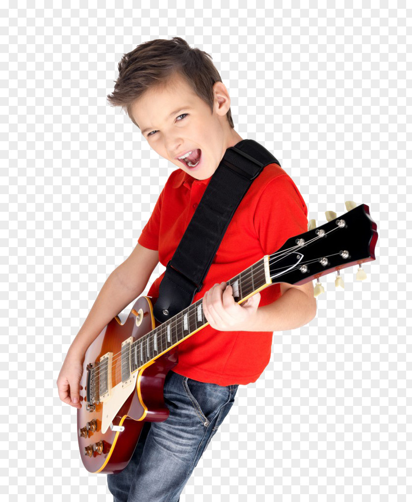 School Children Electric Guitar Stock Photography PNG