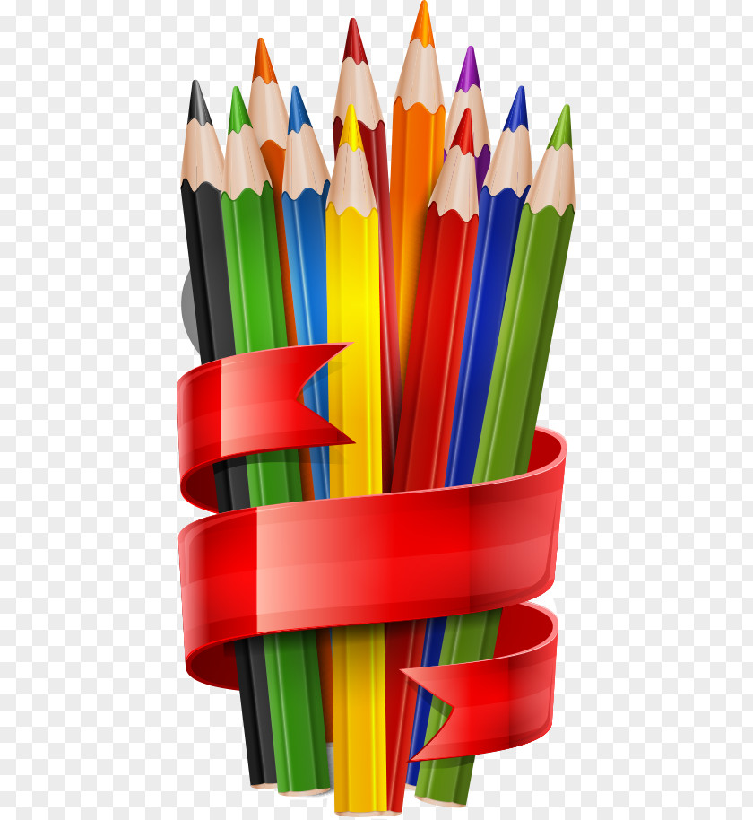 Cartoon Pencil Colored Drawing PNG