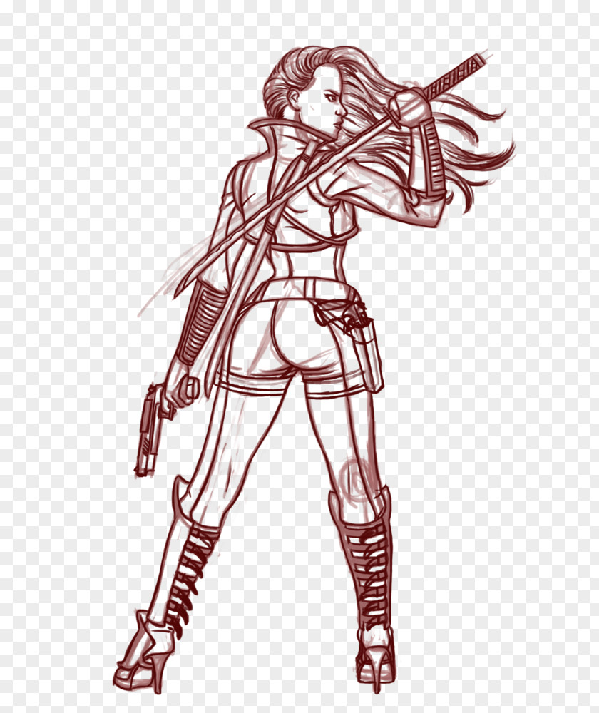 Devil May Cry 5 Sketch Illustration Human Clothing Line Art PNG