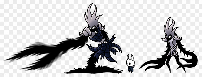 Hollow Knight Digital Art Boss PNG