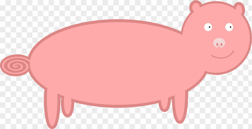 Pig Miniature Pink Piggy Bank Clip Art PNG