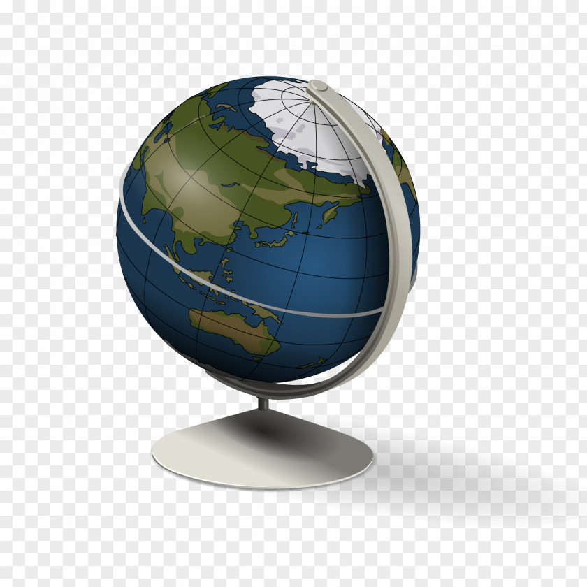 Rotating Globe World Clip Art PNG