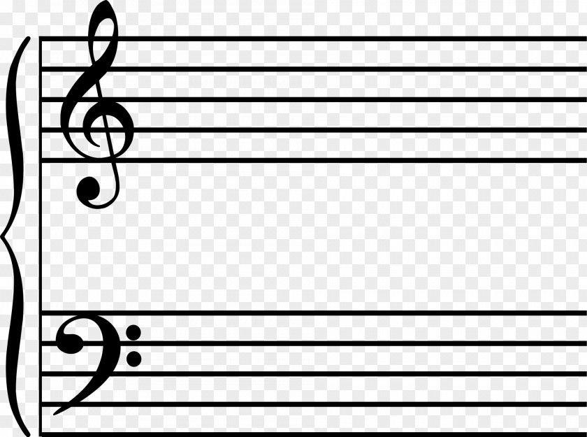 Staff Musical Notation Manuscript Paper Clef PNG