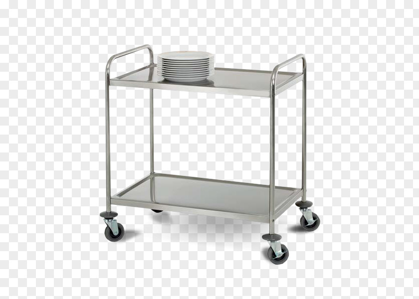 Table Tray Desserte Wagon Transport Aluminium PNG