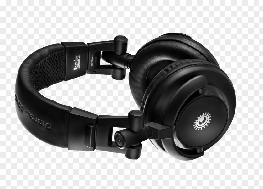 Dj Headphones Hercules DJ M40.1 Microphone Disc Jockey Controller PNG