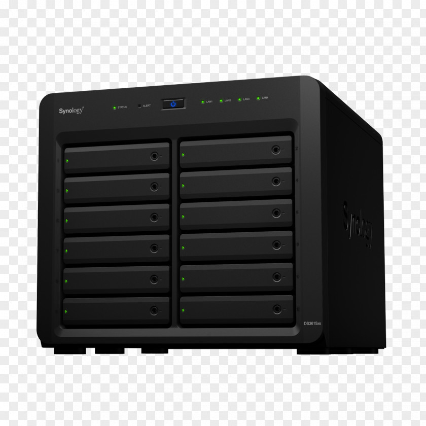 Link Aggregation Network Storage Systems Synology Disk Station DS3617xs Hard Drives Inc. Data PNG