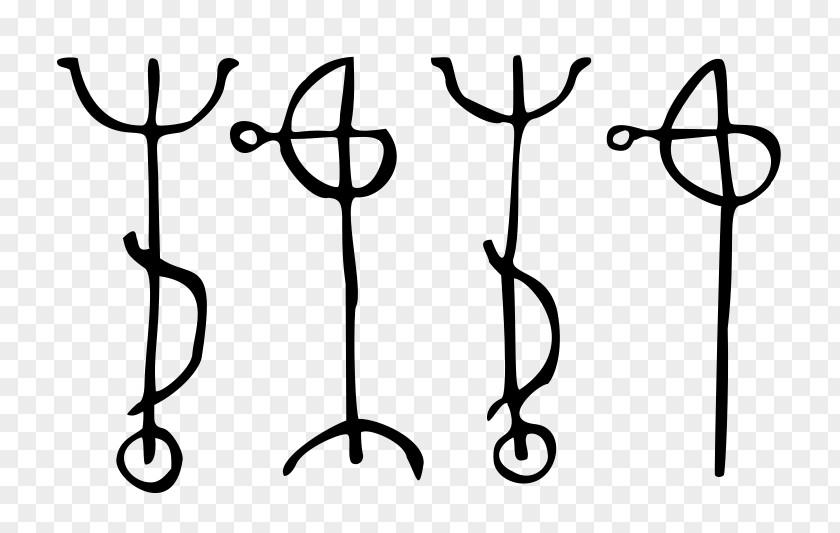 Magical Icelandic Staves Tattoo Symbol PNG