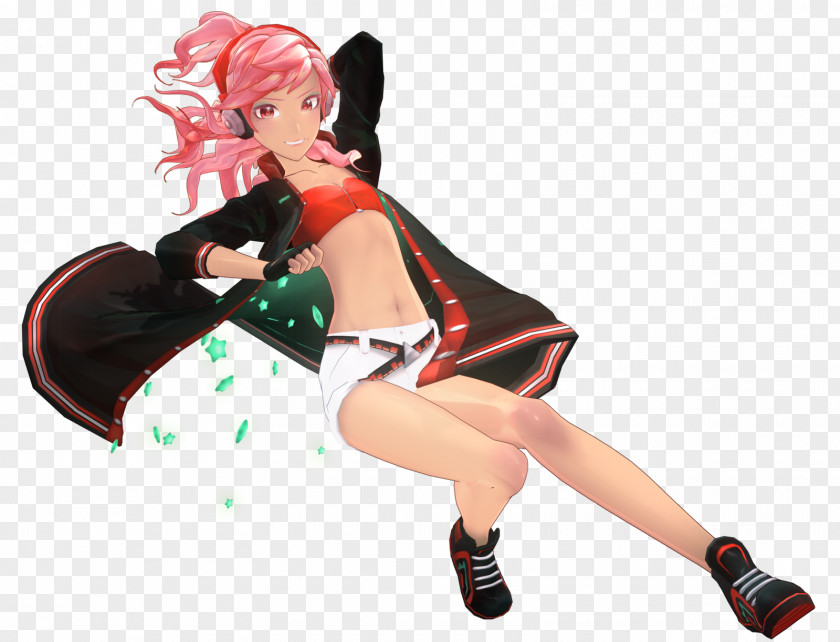 Megurine Luka Vocaloid 4 MikuMikuDance DeviantArt PNG