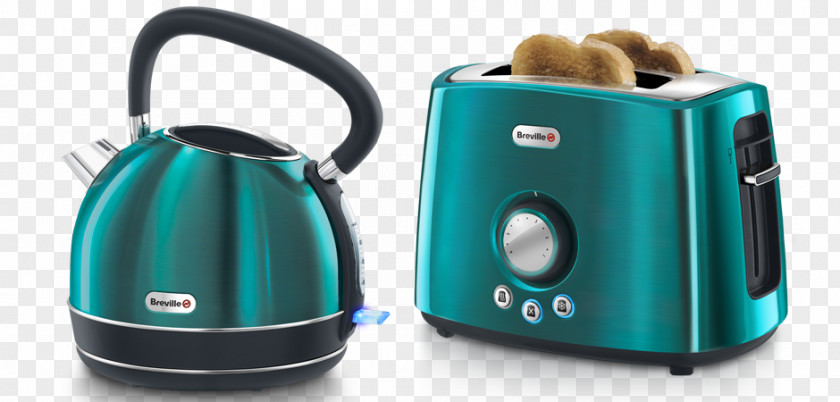 Mock Up Kettle Toaster Teal Morphy Richards Kitchen PNG