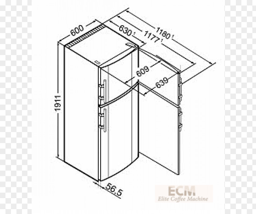 Refrigerator Liebherr Group Freezers Fridge-freezer Cm. 60 H 161 Major Appliance PNG