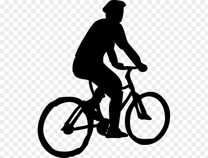 Ride On A Bicycle Cycling Silhouette Clip Art PNG