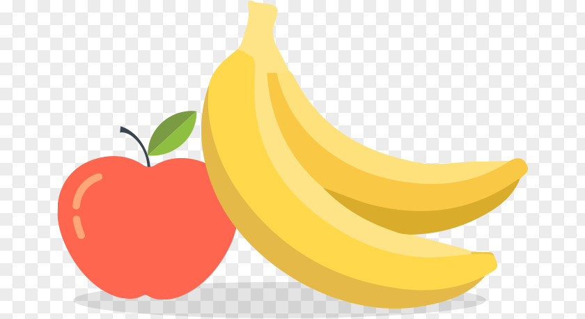 Banana Apples And Bananas Fruit Clip Art PNG