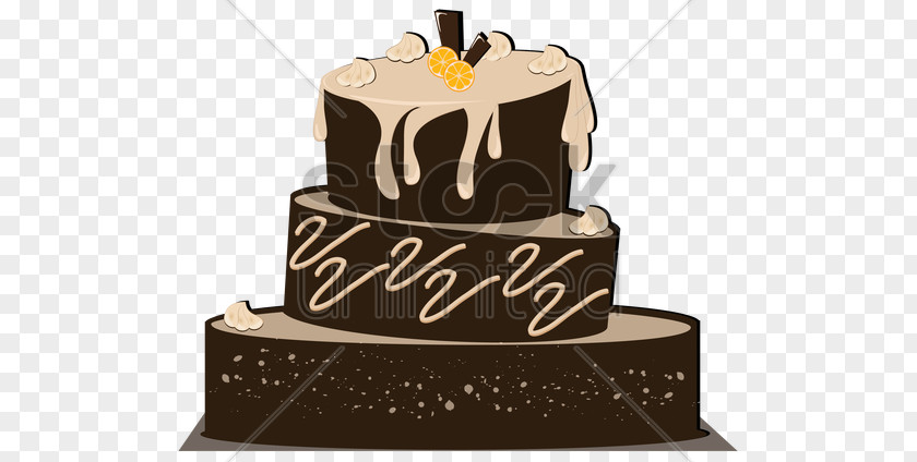 Chocolate Cake Birthday Sugar Sachertorte Layer PNG