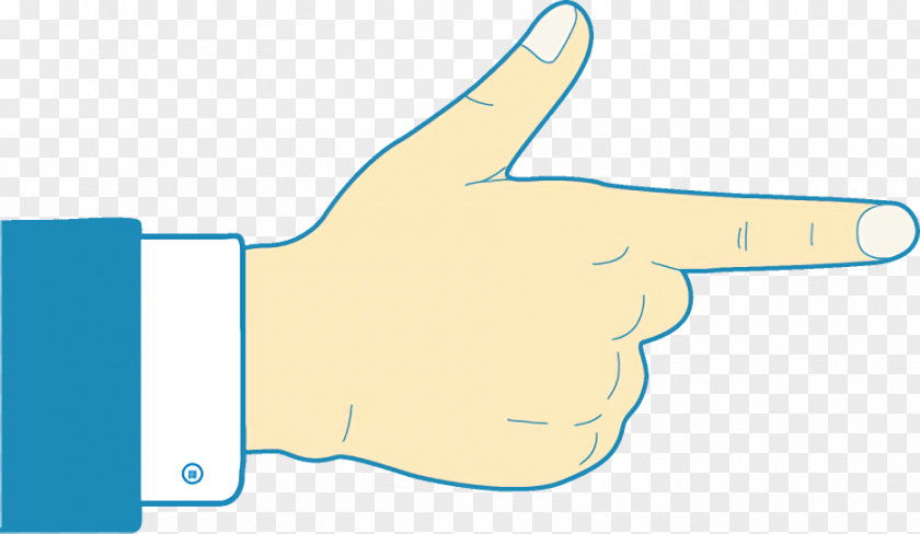 Gesture Hand Finger Thumb Line PNG