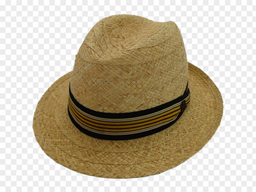 Raffia Hat Clipart Fedora Straw Boater PNG