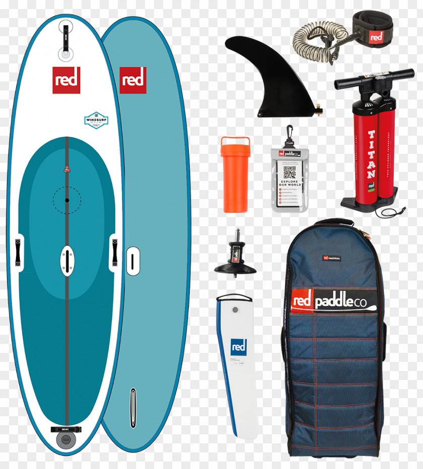 Wind Surfing Standup Paddleboarding 2018 Red Paddle Co Ride Inflatable SUP MSL 10'7 Stand Up Board + Bag PNG