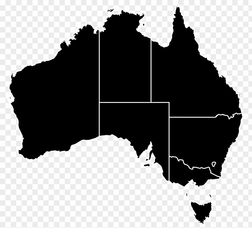 Australia BCF Ultrasound Australasia Vector Map PNG