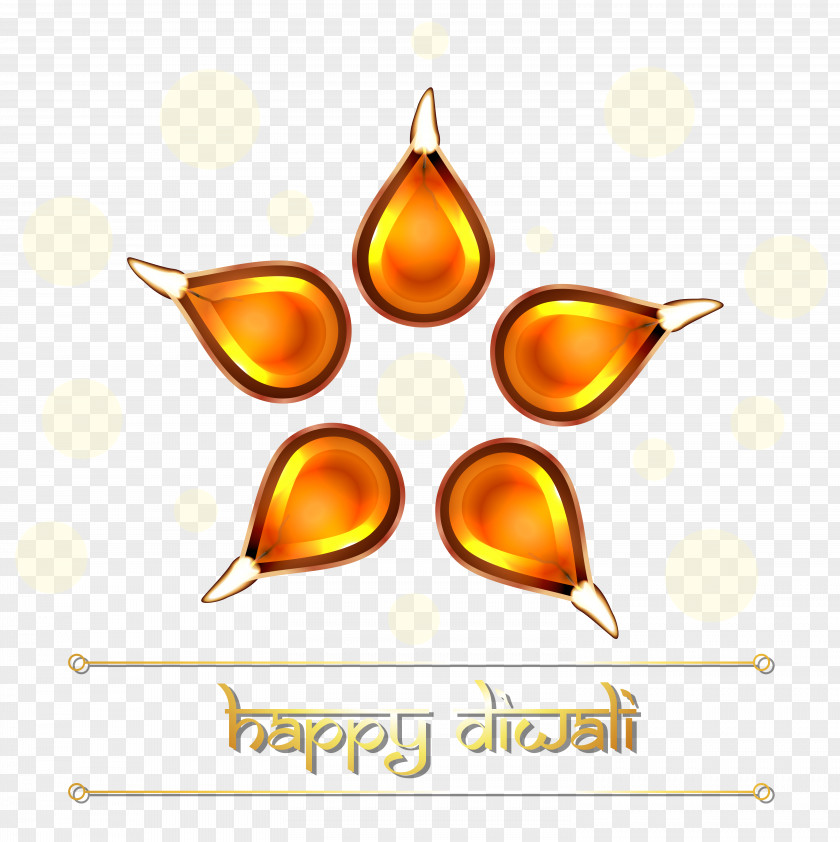 Beautiful Decoration Happy Diwali Clipart Image Diya Candle Clip Art PNG