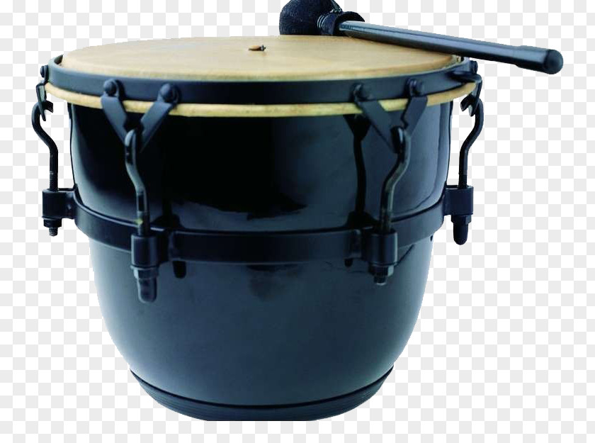 Black Drum Bongo Musical Instrument Percussion Timpani PNG