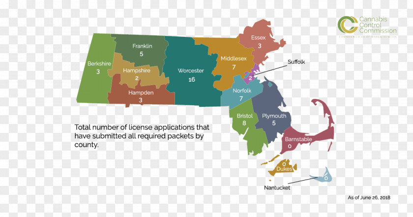 Cannabis Control Commission Map In Massachusetts Medical Card PNG
