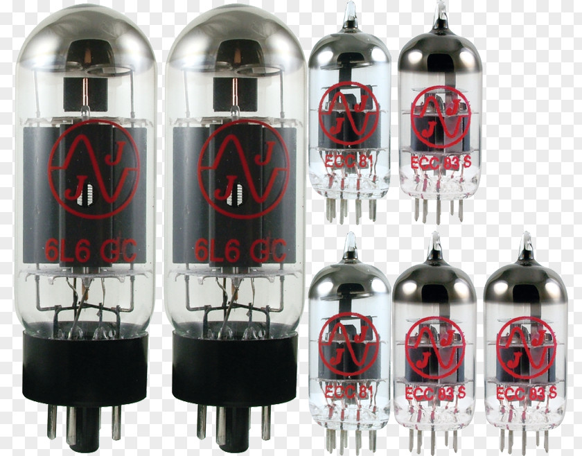 Guitar Amplifier JJ Electronic 12AX7 Vacuum Tube PNG