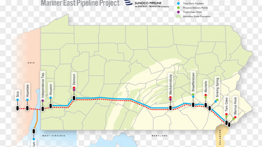 Mariner East (work) Sunoco Pipeline Transportation Natural Gas Architectural Engineering PNG