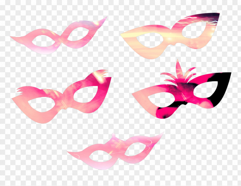 Masquerade Butterfly Glasses Pollinator Goggles PNG