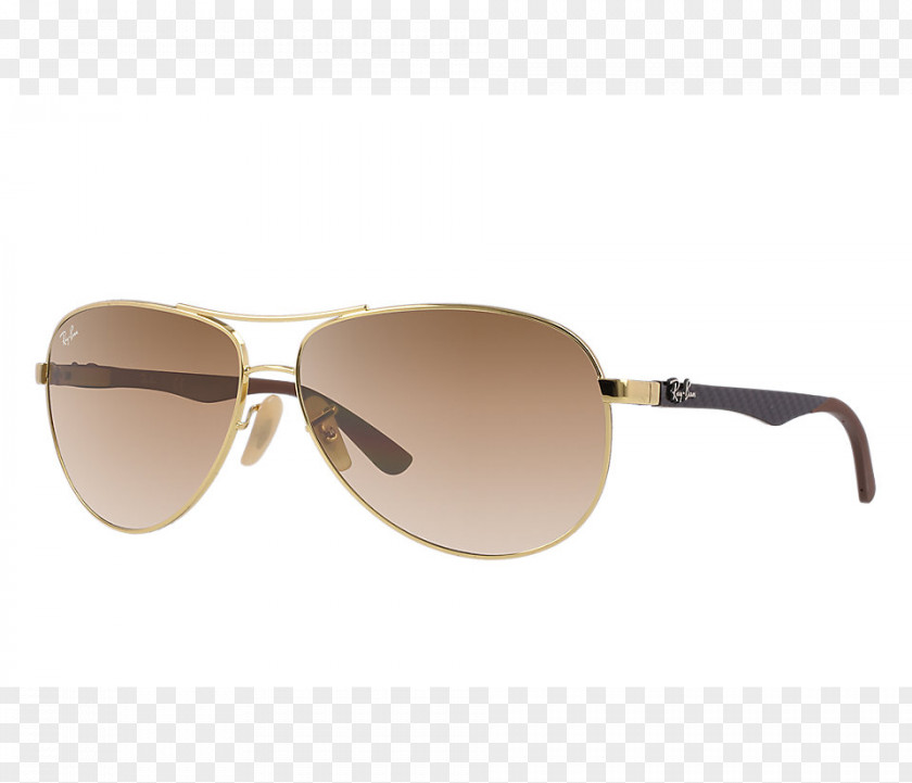 Ray Ban Ray-Ban Aviator Carbon Fibre Sunglasses Polarized Light PNG