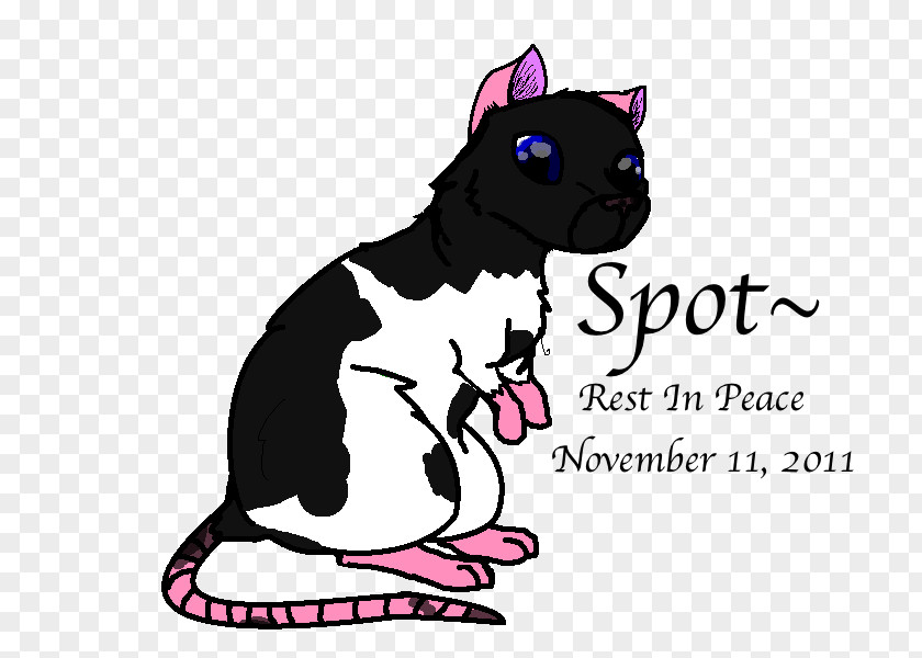 Rest In Peace Whiskers Kitten Dog Cat Clip Art PNG