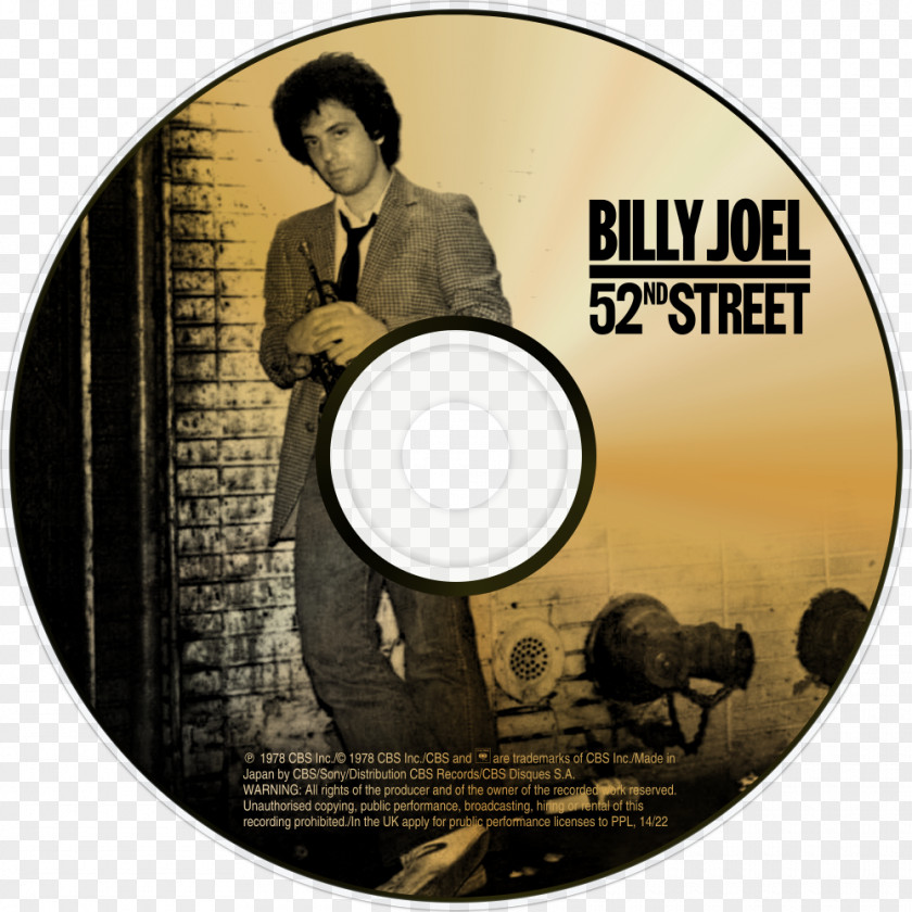 Billy Joel 52nd Street The Stranger Phonograph Record Glass Houses Album PNG