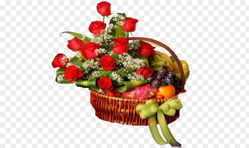 Cocktail Fruits Floral Design Fruit Auglis Basket Cut Flowers PNG